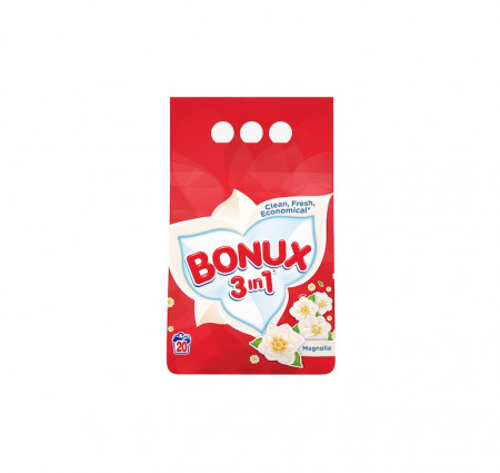 Detergent automat Bonux 3 in 1 Magnolia, 2 kg