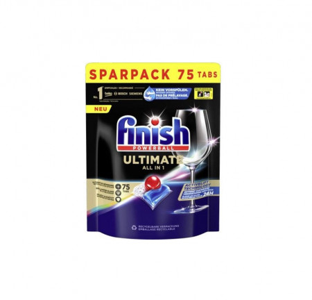 Detergent Tablete pentru masina de spalat vase Finish All In One Ultimate, 75 buc