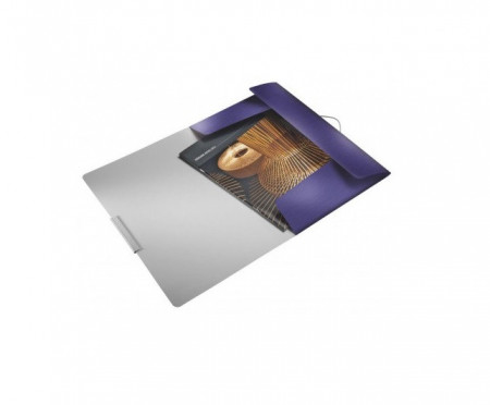 Mapa cu elastic LEITZ Style, plastic PP - albastru -violet
