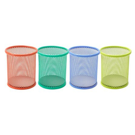 Suport instrumente de scris metalic Mesh Color Deli