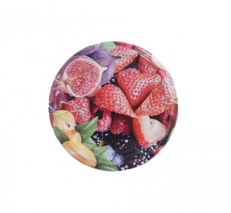 Capace cu filet twist off 82 mm pentru borcane de 720ml, Fructe 10buc/set