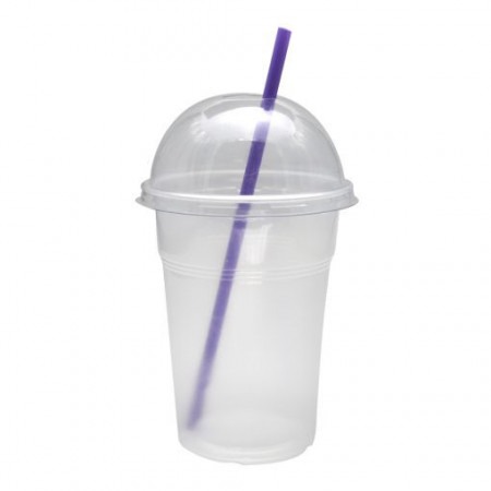 Capace pentru pahare frappe, 300 ml, 100 buc - Img 2