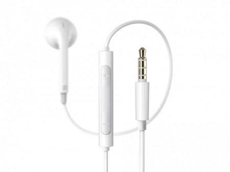 Casti Edifier cu fir, intraauriculare - butoni, pt smartphone, microfon pe fir, conectare Jack 3.5 mm, P180-Plus-W - Img 2