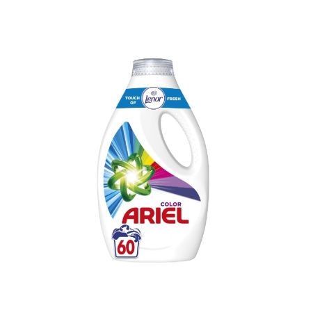 Detergent lichid Ariel Color Touch Of Lenor 60 spalari, 3 l