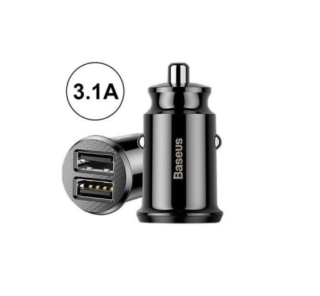 INCARCATOR auto Baseus Grain, 2 x USB Output 5V/3.1A, 15W total
