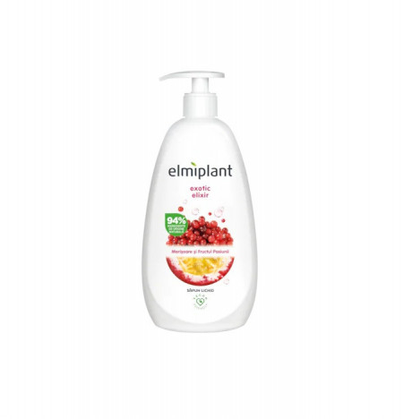Săpun lichid Elmiplant Exotic Elixir cu Merisoare si Fructul Pasiunii, 500ml