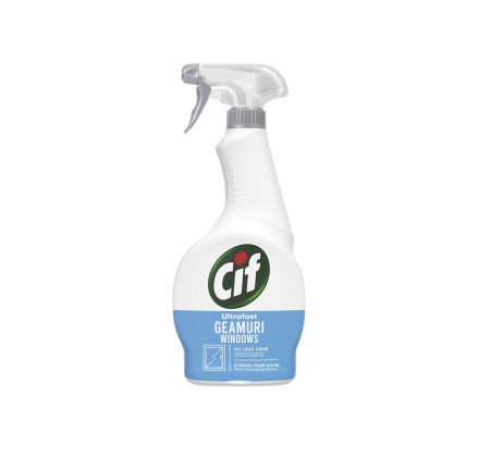 Solutie curatat geamuri Cif Windows & Shiny Surfaces Spring Fresh 500ml