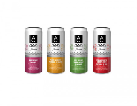 Apa minerala AQUA CARPATICA Capsuni &amp; Soc, 330 ml - Img 2