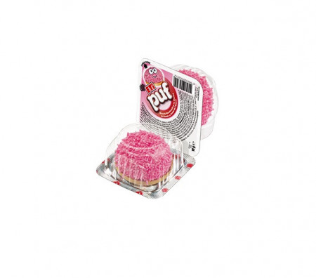 Biscuiti cu spuma de lapte si capsuni, Eti Puf Strawberry, 18g