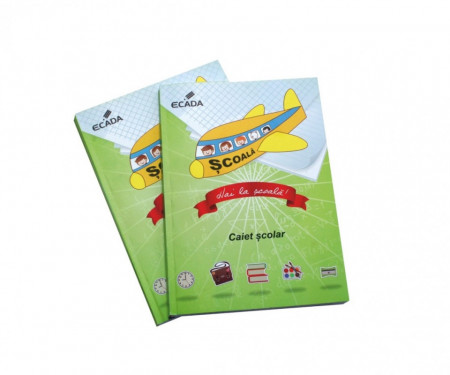 Caiet A5, Ecada140 file mate sau dictando, coperta groasa
