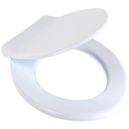 Capac WC din PP, Romtatay 40501, alb, inchidere standard, 375 x 460 mm
