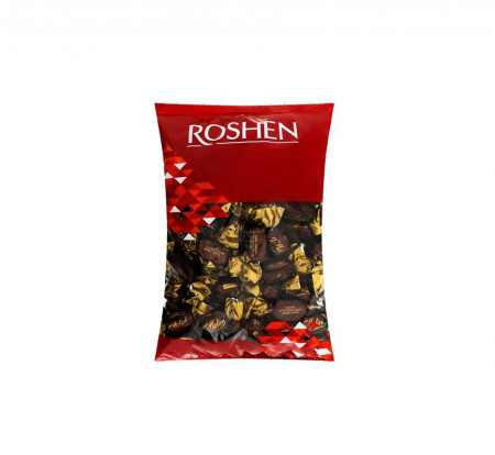 Caramele cu umplutura ciocolata neagra Toffelini Roshen 1kg