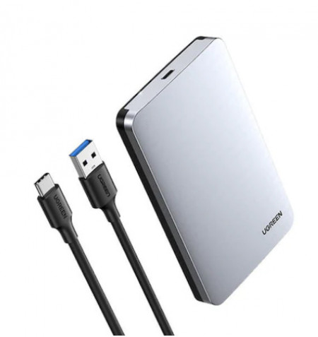Carcasa Rack Aluminiu pentru HDD / SSD Extern, Ugreen CM300, Drive 2.5 inch, USB-C 3.1, SATA, UASP - Img 3