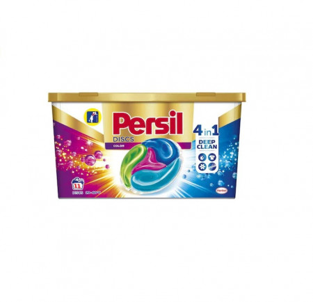 Deteregent rufe capsule Persil Discs Color, 11 spalari, 4 in 1 Deep Clean