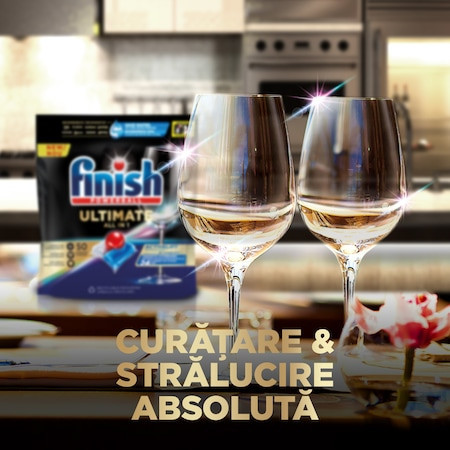 Detergent Tablete pentru masina de spalat vase Finish All In One Ultimate, 75 buc - Img 3