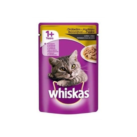 Hrana umeda de pasare pentru pisici Whiskas, 85g