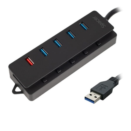 HUB extern SPACER, USB 3.0 x 4, Port USB Quick Charge