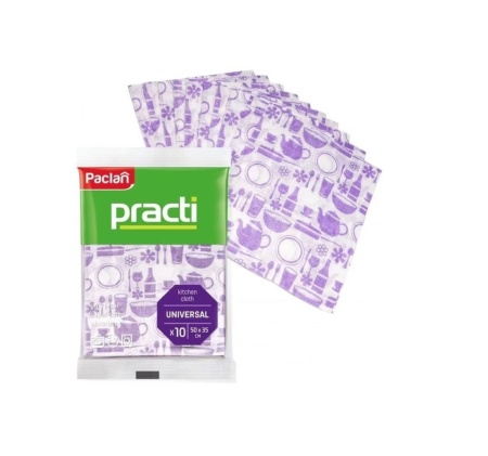 Laveta universala Paclan Practi 50x35cm, 10 buc/set