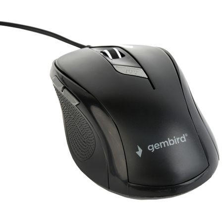 Mouse Optic Gembird 1600 Dpi, Usb, 6 butoane, Negru