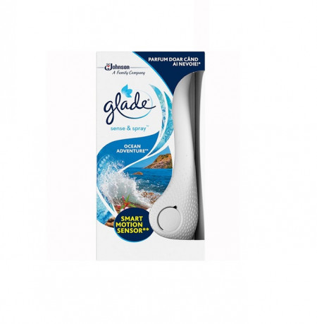 Odorizant aer cu actiune continua Glade Sense &amp; Spray Pure Clean Linen, 18 ml - Img 4