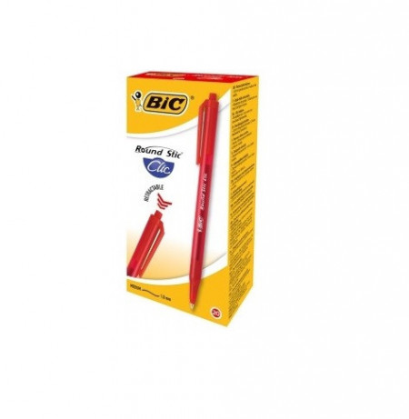 Pix Bic Round Stik Clic cu mecanism, 1mm - Img 2