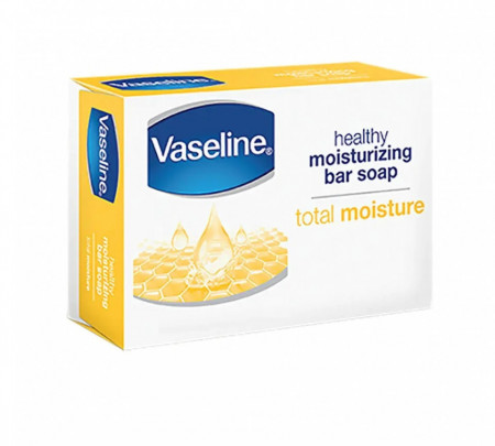 Sapun solid Vaseline Total Moisture 75 g, 3 bucati/set