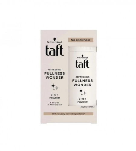 Taft Pudră 2 în 1 pentru păr refreshing fullness wonder, 10 g