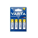 Baterii AA Varta Energy, alcaline, R6, 1,5 V, blister 4 buc/set