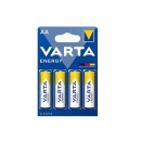 Baterii AA Varta Energy, alcaline, R6, 4 buc/set