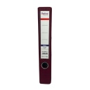 Biblioraft A4, plastifiat PP/paper, margine metalica, 50 mm, Optima Classic -visiniu - Img 2