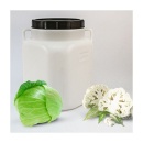Bidon din plastic patrat 20L, alb - Img 3