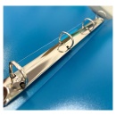 Caiet mecanic 4 inele - D16mm, coperti flexibile PP, Optima Flex - albastru transparent - Img 3
