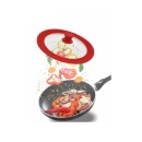 Capac din sticla reglabil, 28 cm, 30 cm, 32 cm, margine din silicon - Img 4