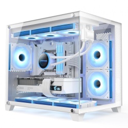 Carcasa 1stPLAYER MV6 TP White, Mini Tower, White