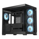 Carcasa Gaming PCCooler C3 T700 ARGB 4 ventilatoare ARGB, Middle Tower, ATX