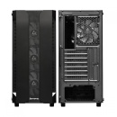 Carcasa PC Gaming Chieftec Hunter Middle Tower, ATX + 4 coolere Led RGB + Telecomanda - Img 5