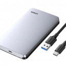 Carcasa Rack Aluminiu pentru HDD / SSD Extern, Ugreen CM300, Drive 2.5 inch, USB-C 3.1, SATA, UASP
