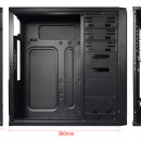 Carcasa Spacer office CHRONOS Middle Tower, ATX, fara sursa, USB 3.0 x 2, USB Type C x 1, HD Audio - Img 5