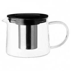 Ceainic cu Infuzor, din sticla si inox, 1L - Img 5