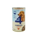 Conserva cu Carne de Pui pentru Caini 4DOG, 1240g