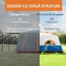 Cort de camping pentru 4-6 persoane cu 2 camere și verandă - Img 5