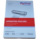 Folie pentru laminare, A5, 125 microni 100buc/top, Optima