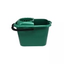 Galeata cu Storcator si rotile Verde