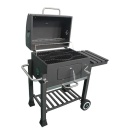 Grătar cu Grill Fonta Memphis cu roți 115 x 67 x 105 - Img 5
