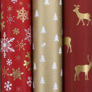 Hartie ambalaj 70 x 200 cm, 80g/mp, Charming Winter Rotolux - Img 2