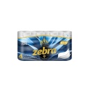 Hartie igienica Zebra Royal White 4 str, 8 role/set