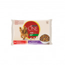Hrana pentru Caini PURINA ONE cu Vita si Orez 100 g