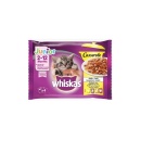 Hrana umeda pentru pisici Whiskas Junior plic cu pui 4 X 85g