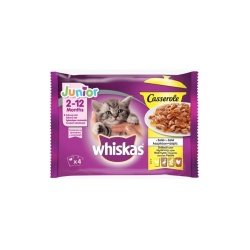 Hrana umeda pentru pisici Whiskas Junior vita si pui in sos 4 X 85g - Img 2