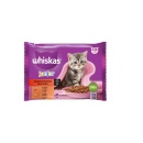 Hrana umeda pisici Whiskas Junior Selectii Clasic 4 x 85 g